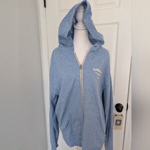 Amazon JFK8 Men's Sky Blue Zip-Up Hoodie
